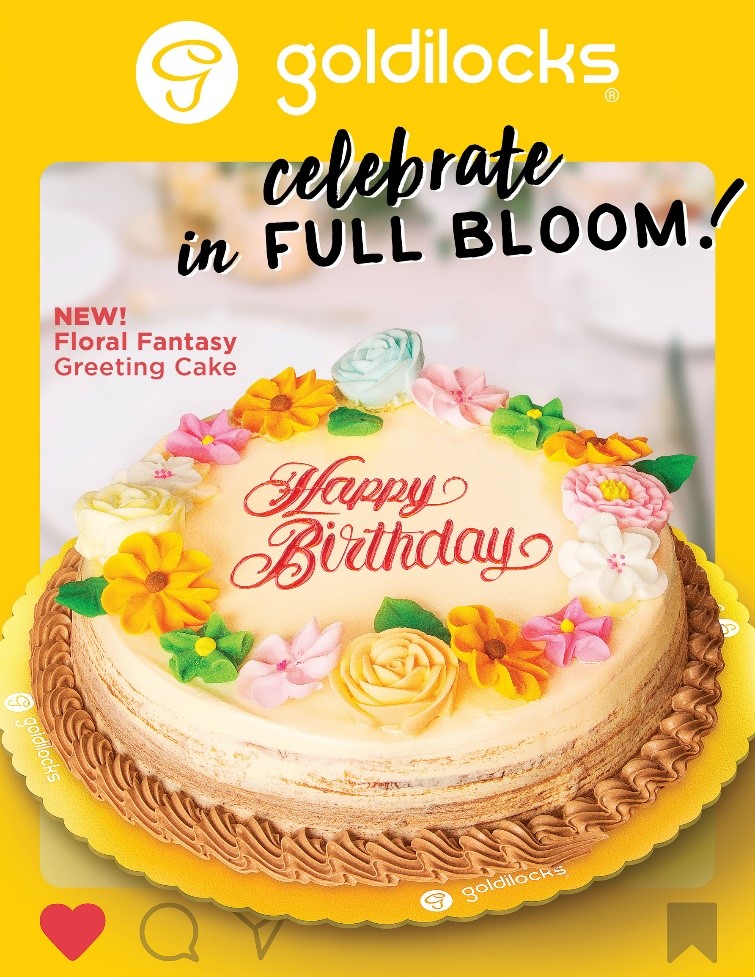 Introducing Goldilocks' Floral Fantasy Cake! - GolDilocks