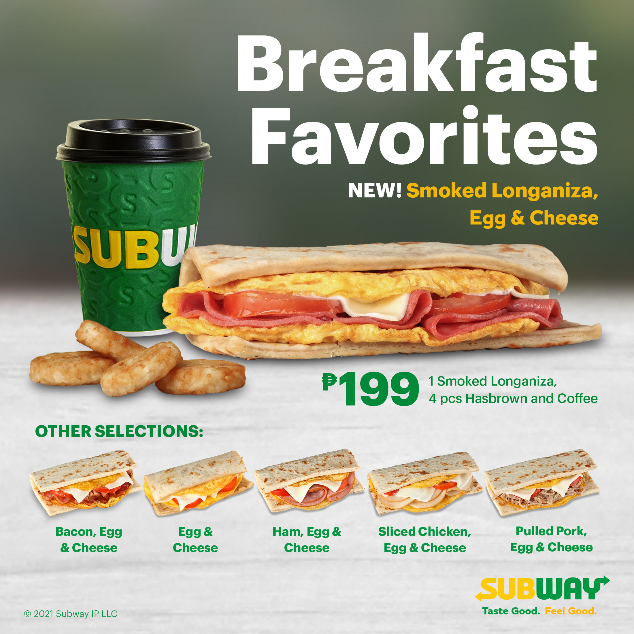 Subway New Breakfast Offering Smoked Longaniza, Egg & Cheese