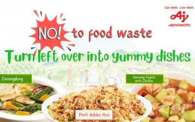 Help Reduce Food Waste Ajinomoto shares how to turn left over into yummy meals