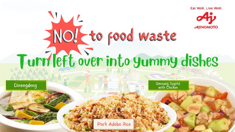 Help Reduce Food Waste Ajinomoto shares how to turn left over into yummy meals