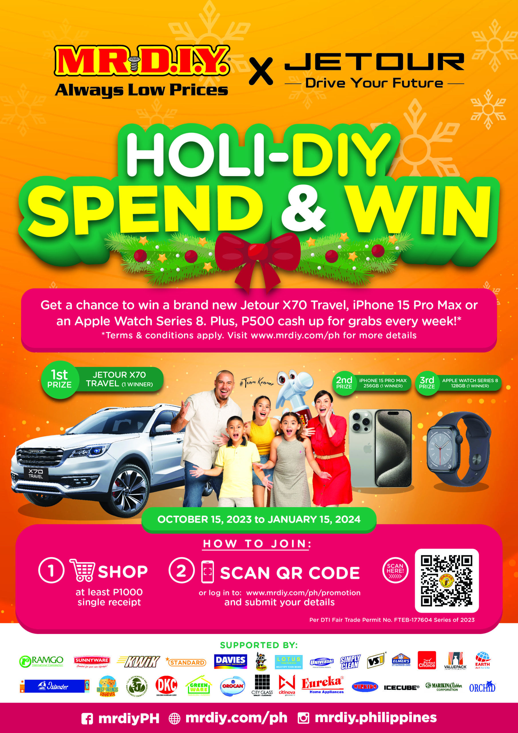 MR.DIY Holi-DIY Spend & Win Raffle Promo