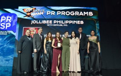 Jollibee Celebrates Prestigious Anvil Awards Victories