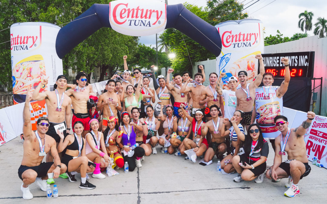 Century Tuna Superbods champion the #BestYouEver initiative at Superbods Underpants Run in Subic