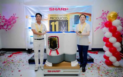 Sharp Marks Milestone Achievement with Production of 11 Millionth Washing Machine