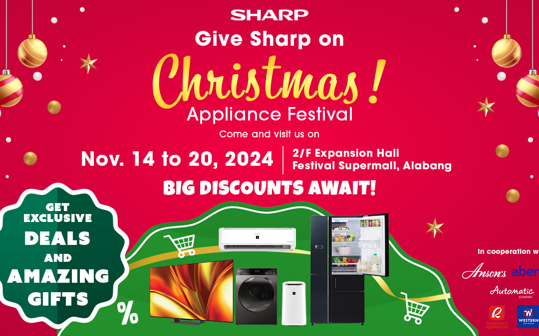 Big Discounts Await at Sharp Philippines Appliance Festival Exhibit 2024