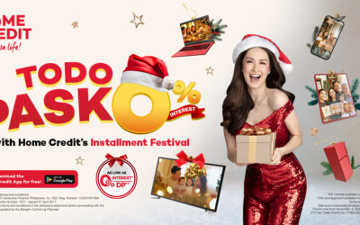 Itodo ang holiday shopping with Home Credit’s Todo Pasko deals