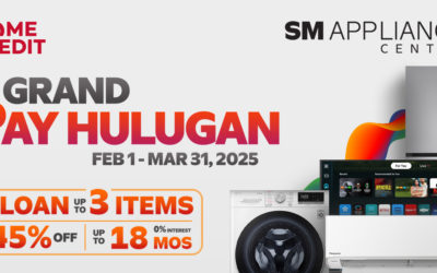 Upgrade your home for less with Home Credit and SM Appliance Center’s 2025 Grand Pay Hulugan Sale!