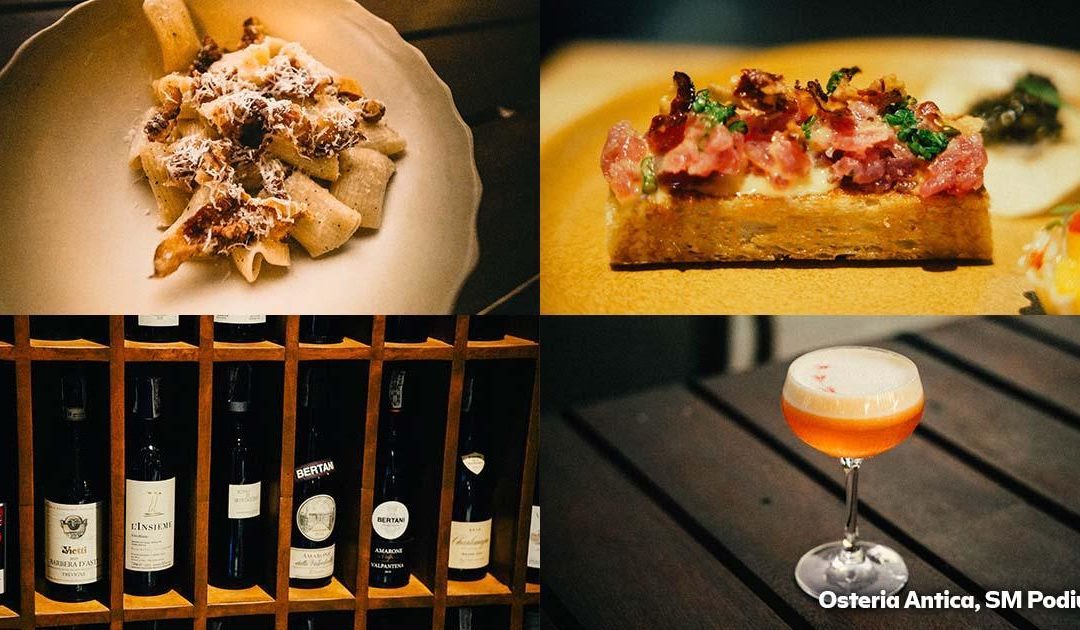 ITALIAN ARTISTRY FROM APERITIVO TO DINING: Discover Osteria Antica, the First in the Philippines, at SM Podium